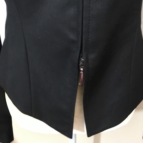 Kenneth Cole New York Blazer/Jacket Angular Bottom Zipper Size 4 NWT - Picture 5 of 7